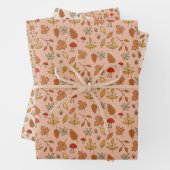 Herbstlaub Warm Hintergrund Geschenkpapier Set (Beispiel)