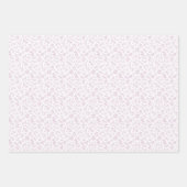 Herbstlaub Warmes Lila - Neutral Geschenkpapier Set (Vorderseite 3)