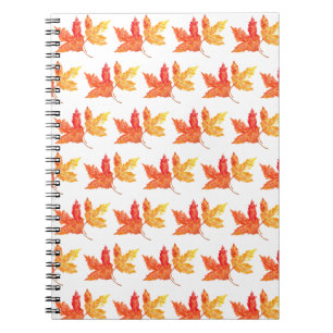 Herbstlaub Wasserfarbe Herbst Rustikaler Baum Notizblock