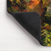 Herbstlaub-Wasserfarbe Mousepad (Ecke)