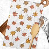 Herbstlaub Wasserfarbmuster Geschirrtuch