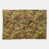 Herbstlaub William Morris Muster Geschirrtuch (Horizontal)