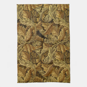 Herbstlaub William Morris Muster Geschirrtuch