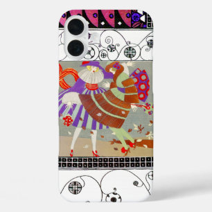 HERBSTLAUB,WIND,WIRBEL FASHION COSTUME DESIGNER iPhone 16 PLUS HÜLLE