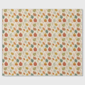 Herbstlaub Wrapping Paper - Cosy Herbst Geschenkwr Geschenkpapier (Flach)