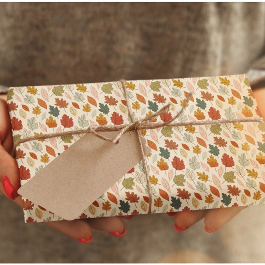 Herbstlaub Wrapping Paper - Cosy Herbst Geschenkwr Geschenkpapier