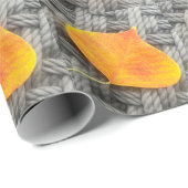 Herbstlaub Wrapping Paper Geschenkpapier (Rolleneckpunkt)