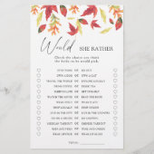 Herbstlaub - Würde sie lieber Brautparty spielen (Vorderseite)