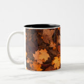 Herbstlaub Zweifarbige Tasse (Links)