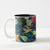Herbstlaub Zweifarbige Tasse (Links)