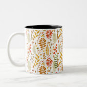 Herbstlaub Zweifarbige Tasse (Links)