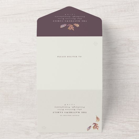 Herbstlaube All In One Einladung (Außenbereich)