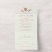 Herbstlaube All In One Einladung (Innen Boden)