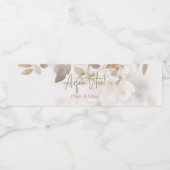 Herbstlaube Aqua Vitae Flasche Wasserflaschenetikett (Einzelnes Label)