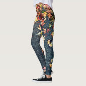 Herbstlaube auf Gehsteig Leggings (Links)
