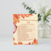 Herbstlaube Babydusche Wer Mama bester Wild kennt (Stehend Vorderseite)