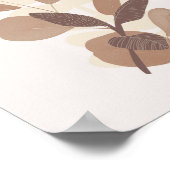 Herbstlaube Bauernhof Botanicals Poster (Ecke)