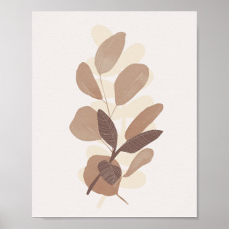 Herbstlaube Bauernhof Botanicals Poster