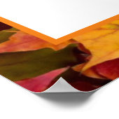 Herbstlaube Begrüßungsfeier Unterschreiben Poster (Ecke)