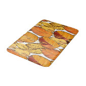 Herbstlaube boho badematte (Schrägansicht)
