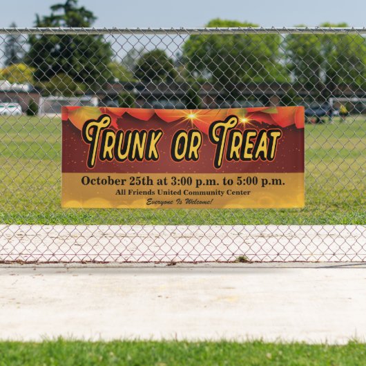 Herbstlaube der Gemeindekirche oder Leckerei Banner (Insitu)