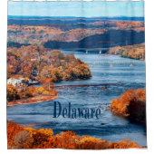 Herbstlaube des Delaware Duschvorhang (Vorderseite)