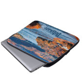 Herbstlaube des Delaware Laptopschutzhülle (Vorne Knopf)