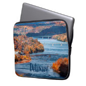 Herbstlaube des Delaware Laptopschutzhülle (Vorderseite Links)