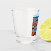 Herbstlaube des Delaware Schnapsglas (Links)