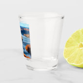 Herbstlaube des Delaware Schnapsglas (Rechts)