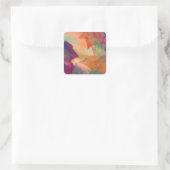 Herbstlaube entlang der Küste in NE Square Sticker (Tasche)