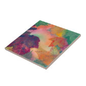 Herbstlaube entlang der Küste in Neuengland Fliese (Seite)