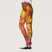Herbstlaube ernten Farben Yoga Herbstpflanzen Leggings (Links)