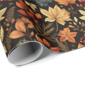 Herbstlaube fallen geschenkpapier (Rolleneckpunkt)