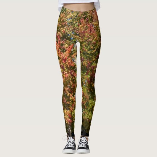 Herbstlaube fallen zu Ihren Leggings (Vorderseite)