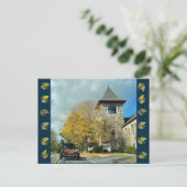 Herbstlaube für die Lieferung von Pumpen Postkarte (Stehend Vorderseite)