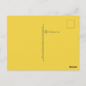 Herbstlaube für die Lieferung von Pumpen Postkarte (Rückseite)