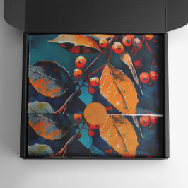 Herbstlaube gestrichen. Blumenblätterung Seidenpapier