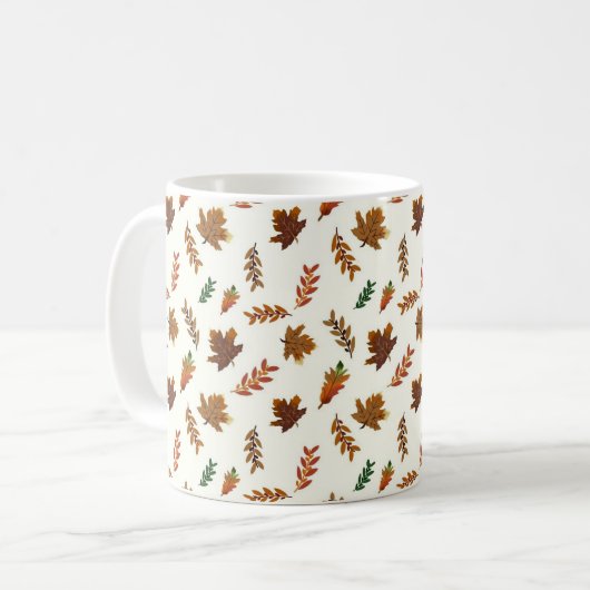 Herbstlaube, Herbstdrucke Kaffeetasse (Vorderseite Links)