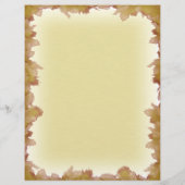 Herbstlaube Hintergrund Flyer (Hinten)
