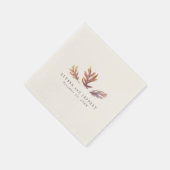 Herbstlaube Hochzeitsdinner Probe Serviette (Ecke)