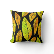 Herbstlaube im Herbst Wasserfarbmuster