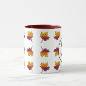 Herbstlaube im Süßwetter Herbst Saisonale Tasse (Zentrum)