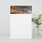 Herbstlaube im Wasserfall I Herbstfotografie Briefpapier (Stehend Vorderseite)