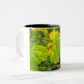 Herbstlaube in den Rockies 11oz Tasse (Vorderseite Links)