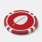 Herbstlaube in Tscherry Pokerchips (Einzeln)
