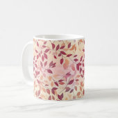 Herbstlaube in zarten Farben Kaffeetasse (Vorderseite Links)
