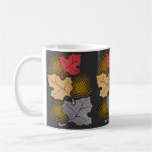 Herbstlaube Muster auf einer Tasse (Links)
