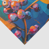 Herbstlaube Öl lackiert. Abstraktes Herbstblättern Seidenpapier (Ausschnitt)