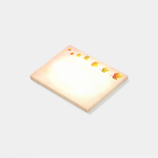 Herbstlaube Post-it Klebezettel (angewinkelt)